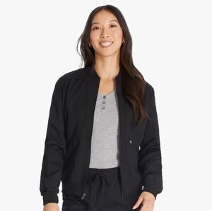 DICKIES Women's Balance Zip Front Scrub Jacket. Size Medium.